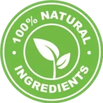 All-natural leaf emblem